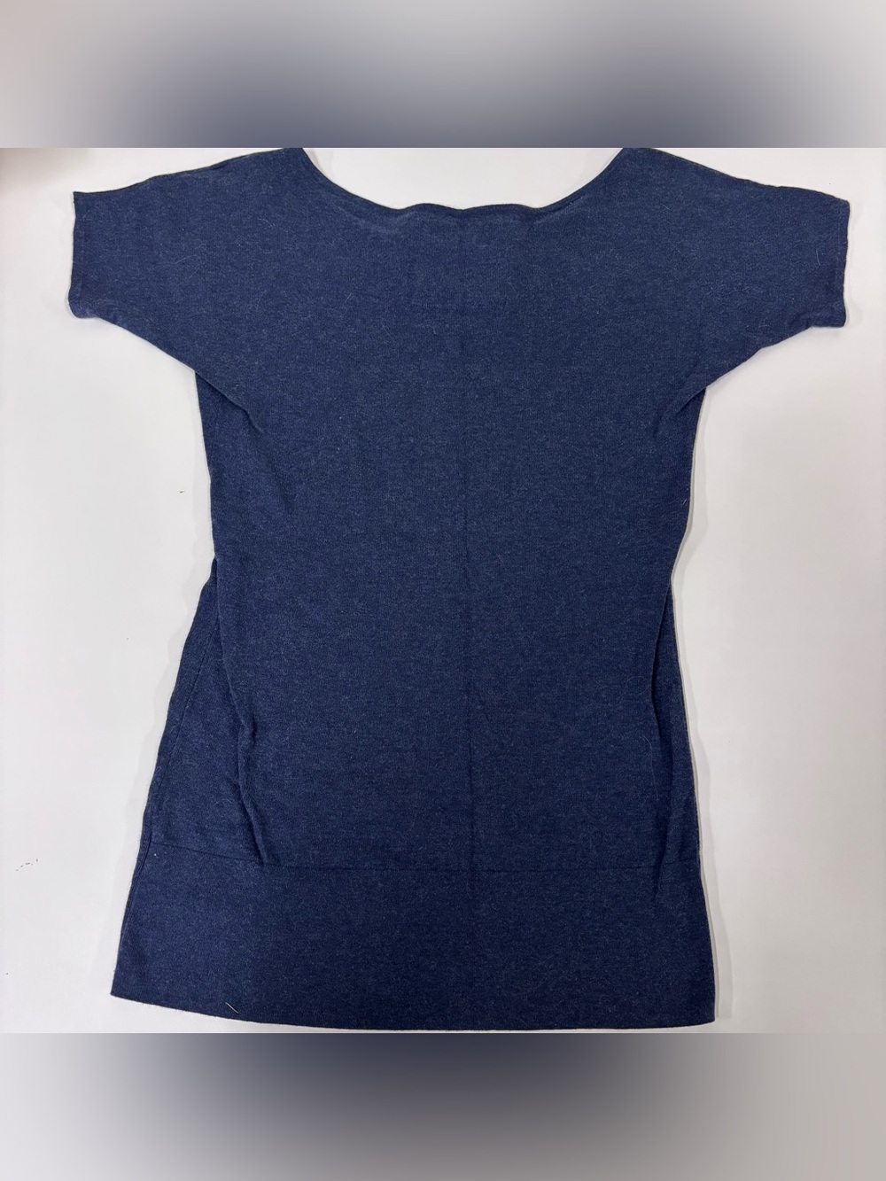 Abercrombie & Fitch Deep Navy short-sleeve knit tunic